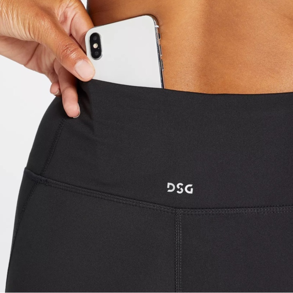 Black flare leggings